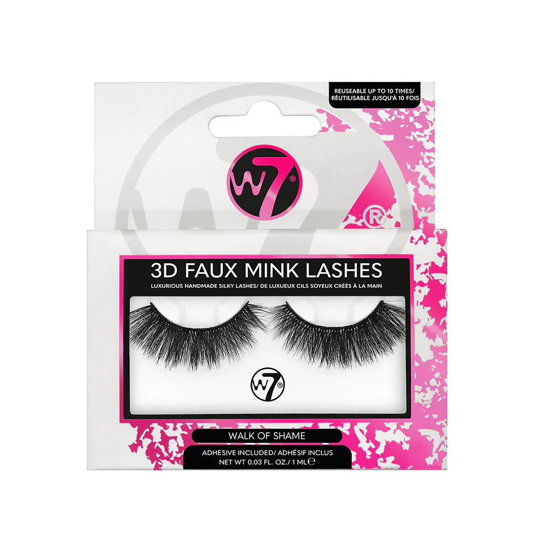 W7 3D Faux Mink Lashes Walk Of Shame – Beauty Outlet