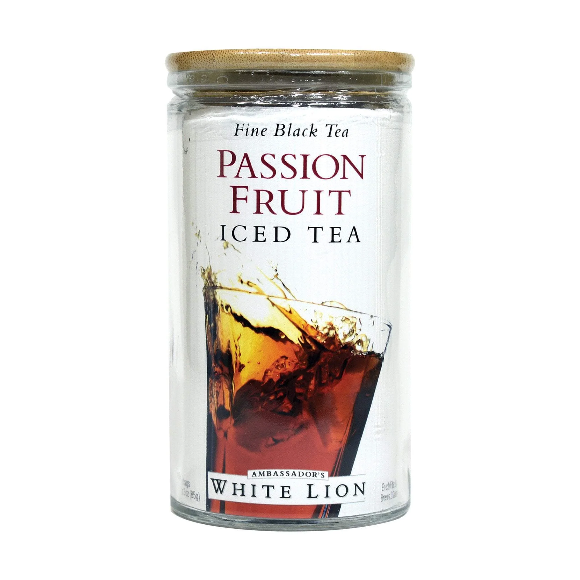 White Lion Iced Tea, Glass Jar, 6 Count, .5 oz
