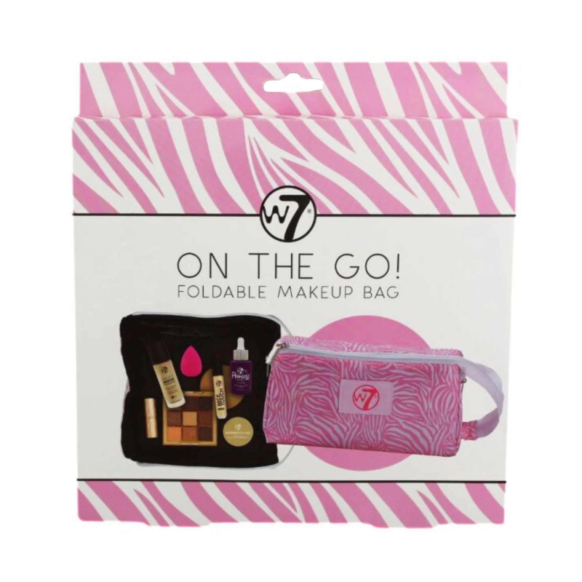 W7 On The Go Foldable Makeup Bag – Beauty Outlet