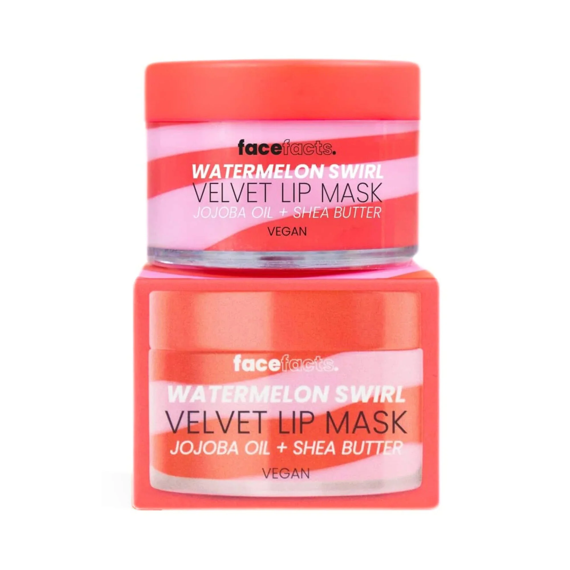 Face Facts Velvet Lip Mask Watermelon Swirl W Jojoba Oil + Shea Butter – Beauty Outlet