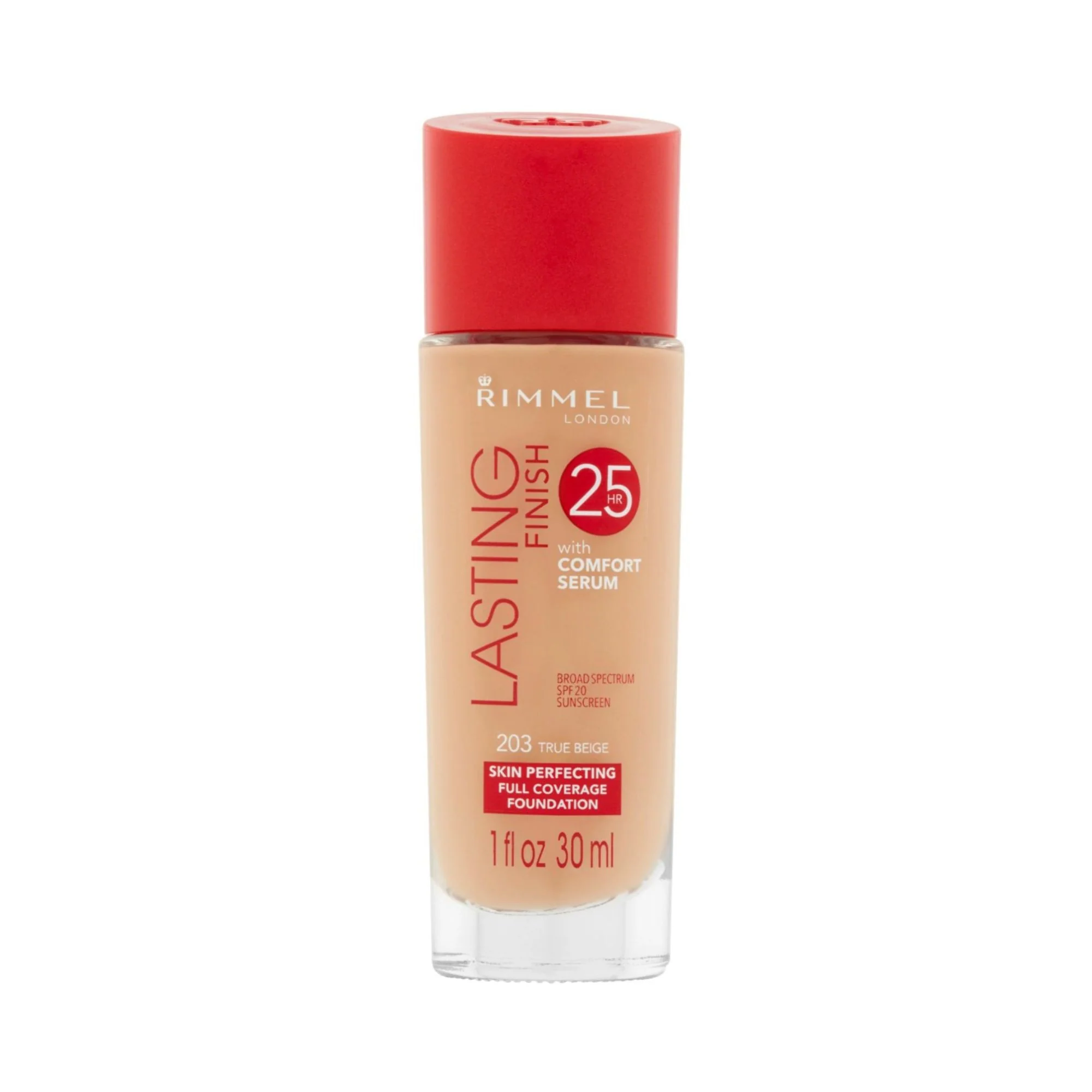 Rimmel Lasting Finish 25 Hour Foundation 203 True Beige – Beauty Outlet