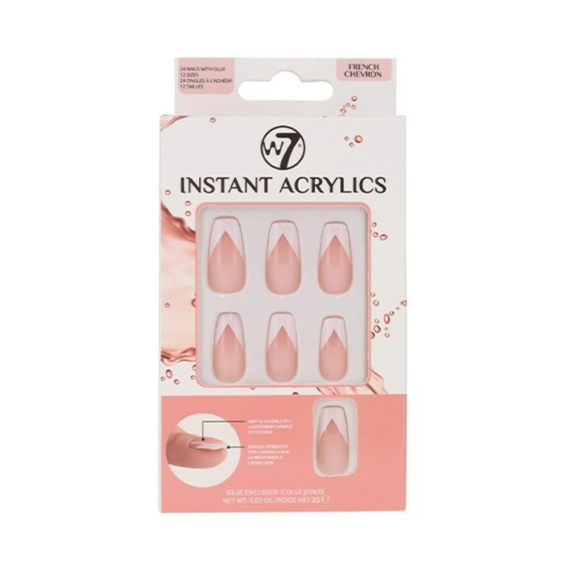 W7 Instant Acrylics French Chevron – Beauty Outlet