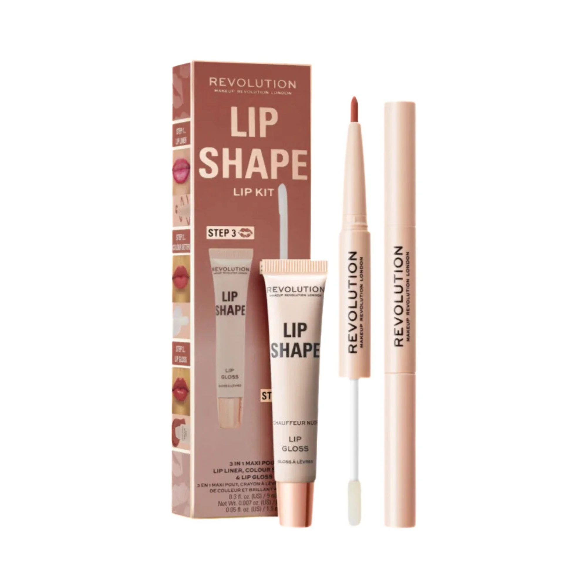 Revolution Lip Shape Kit Chauffeur Nude – Beauty Outlet
