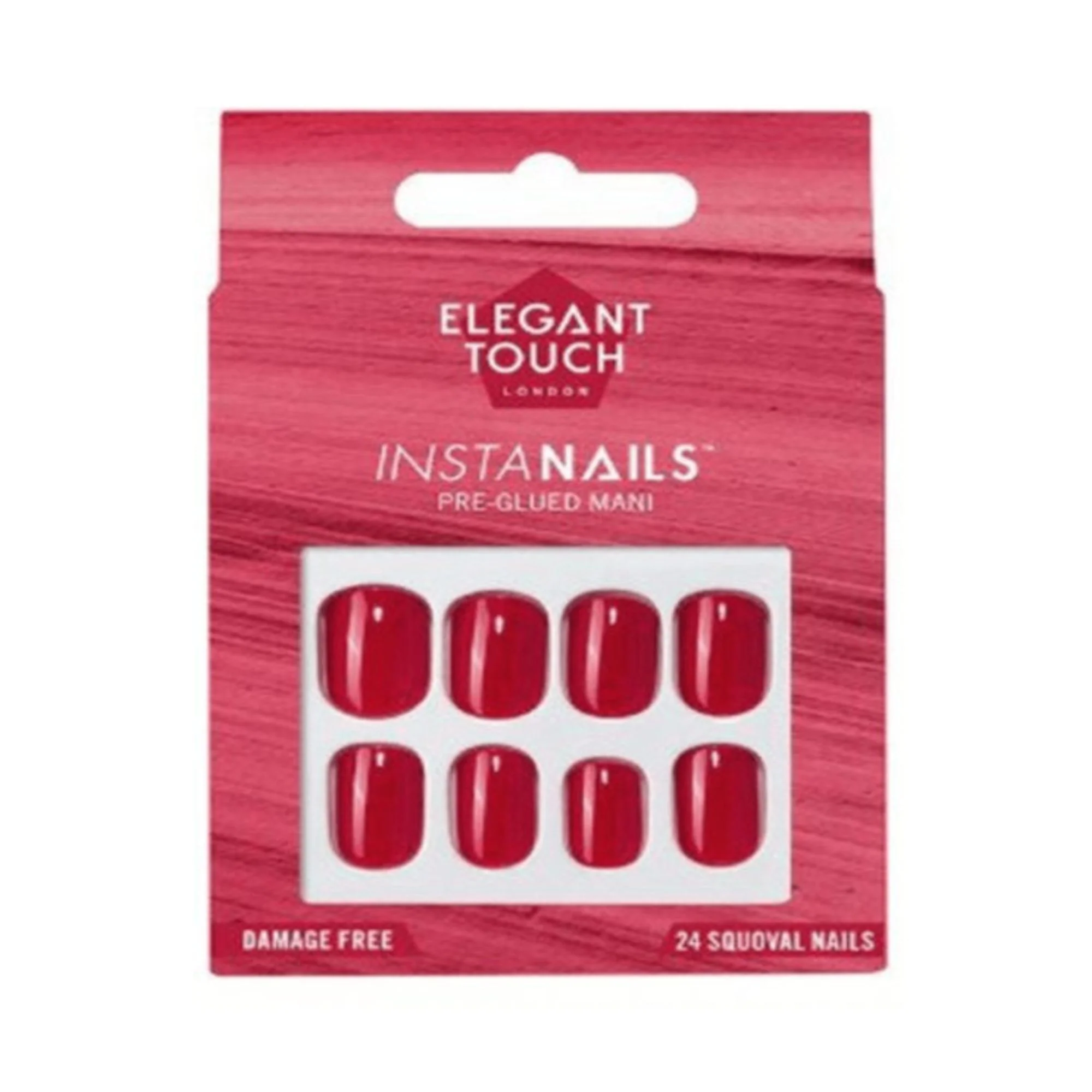 Elegant Touch Pre Glued False Nails Insta Nails Born Red-Y – Beauty Outlet