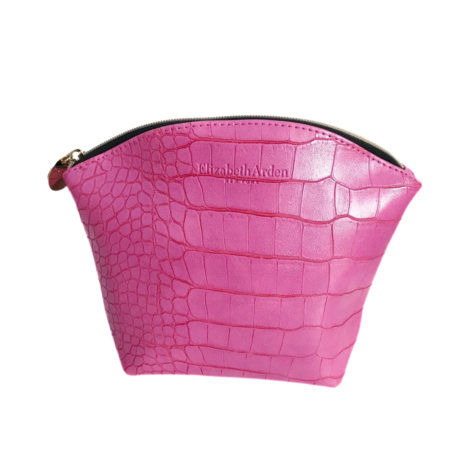Elizabeth Arden 7 Piece Pink Crocodile Bag Set – Beauty Outlet