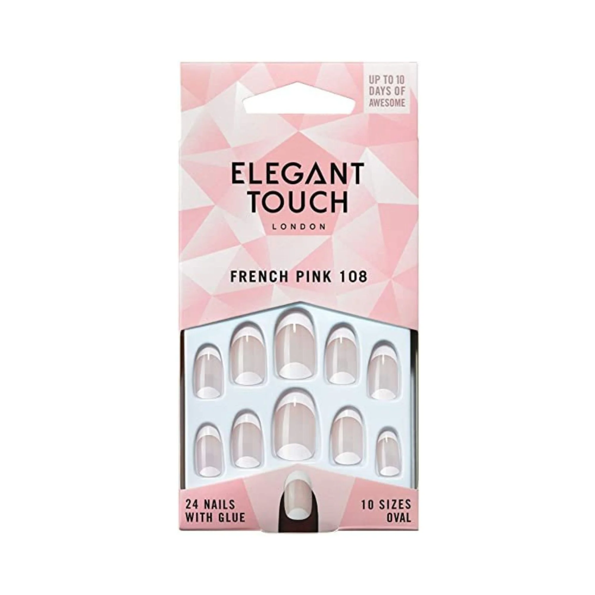 Elegant Touch False Nails French Pink 108 – Beauty Outlet