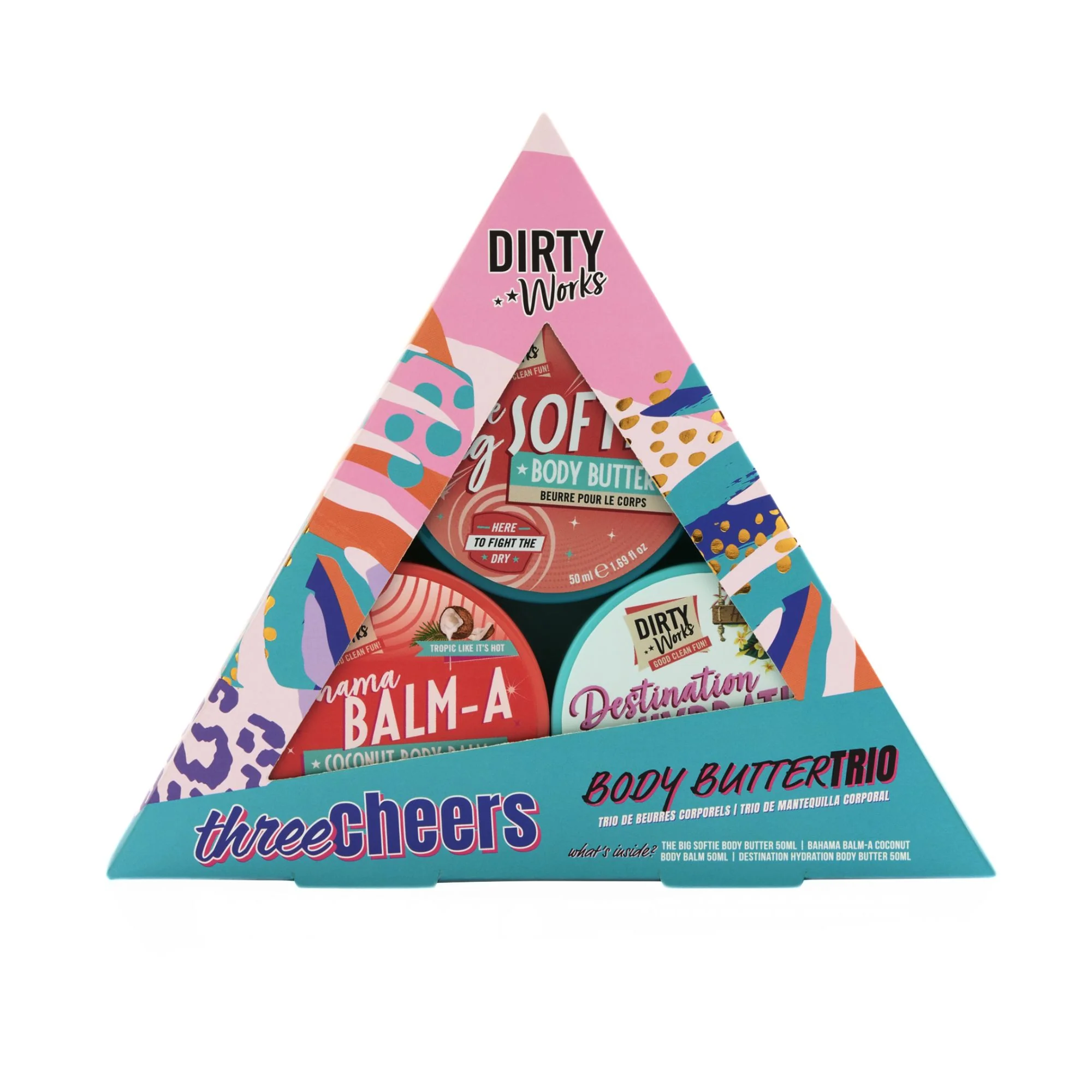 Dirty Works Three Cheers Body Butter Trio Set – Beauty Outlet