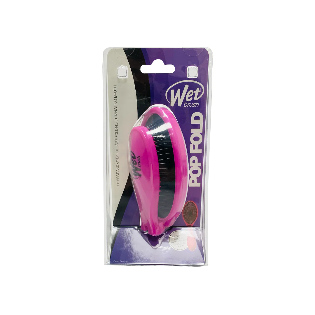 Wet Brush Pop Fold Detangling Brush Pink – Beauty Outlet
