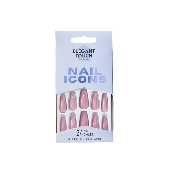 Elegant Touch False Nails Nail Icons Long Squareletto Y2K Princess – Beauty Outlet