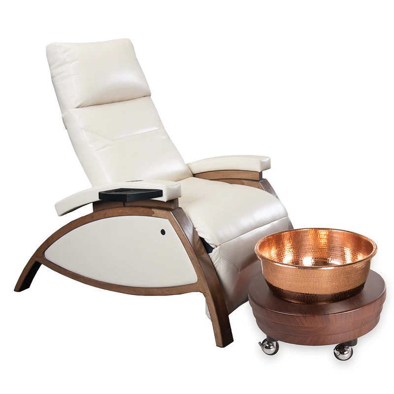 Living Earth Crafts ZG Dream Lounger Pedicure Package with Copper Bowl