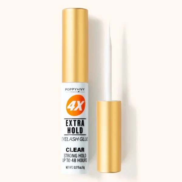 Poppy & Ivy 4x Extra Hold Latex-Free Eyelash Glue - #EGLA10 - Clear - 0.17oz