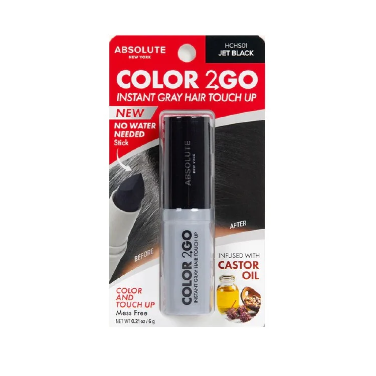 Absolute Color 2 Go - Instant Root Touch Up Hair Stick #HCHS01 - Jet Black