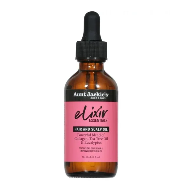 Aunt Jackie's Elixir Essential Hair & Scalp Oil 2oz - Collagen