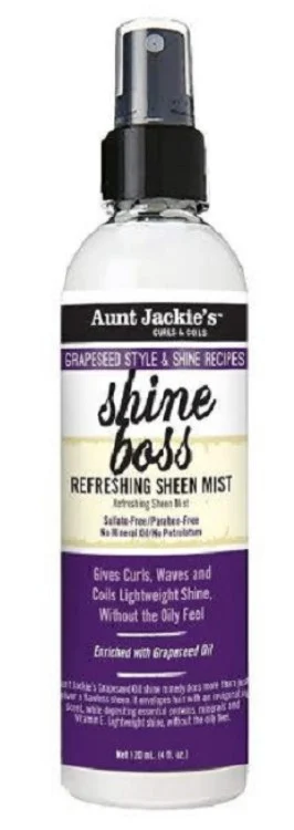 Aunt Jackie's Shine Boss Refreshing Sheen Mist 4oz