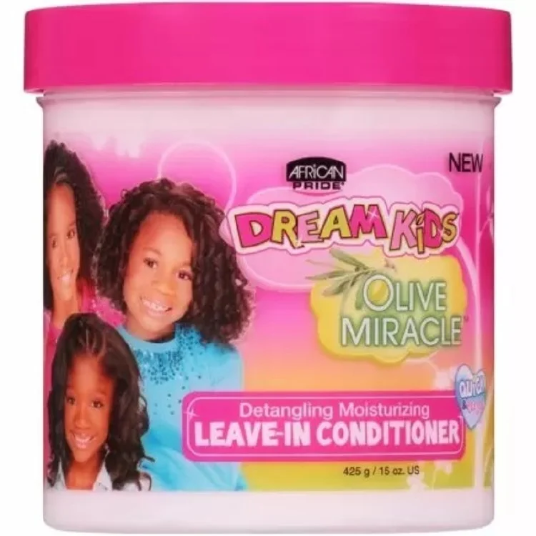 African Pride Dream Kids Olive Miracle Detangling Moisturizing Leave-In Conditioner 15oz