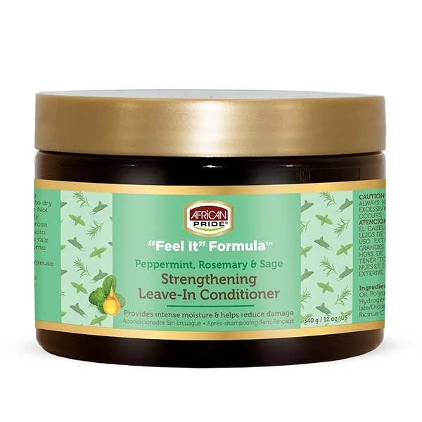 African Pride Feel It Formula Strengthening Leave-In Conditioner 12oz