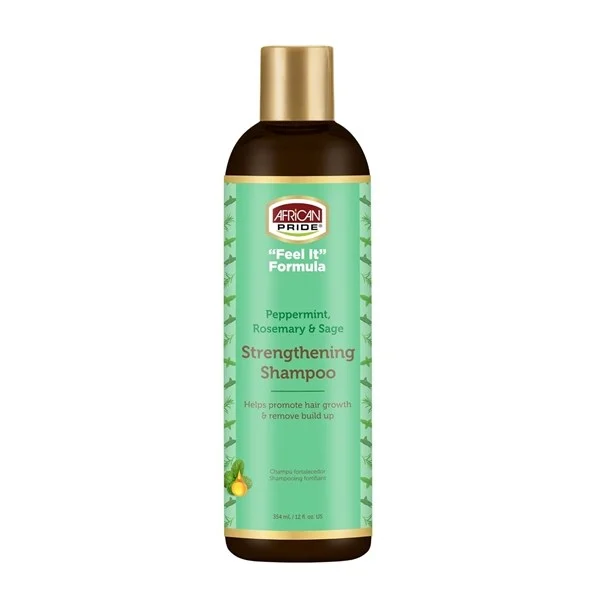 African Pride Feel It Formula Strengthening Shampoo 12oz