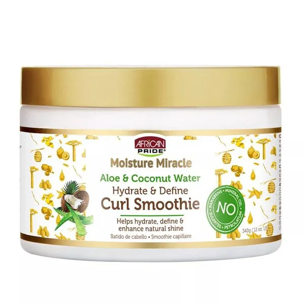 African Pride Moisture Miracle Hydrate & Define Curl Smoothie 12oz