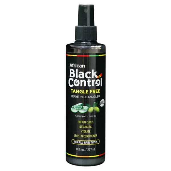 African Black Control Leave In Detangler 8oz