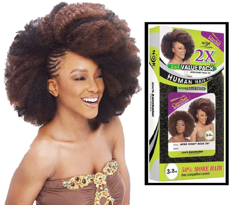 2X Afro Knky Bulk - 24 Inch - # M27/613