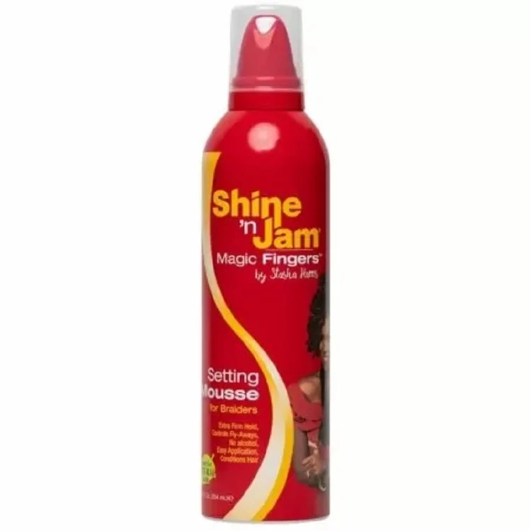 Ampro Shine 'n Jam Magic Fingers Setting Mousse 12oz