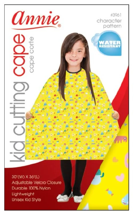 Kid Cutting Cape, Yellow Pattern #3961