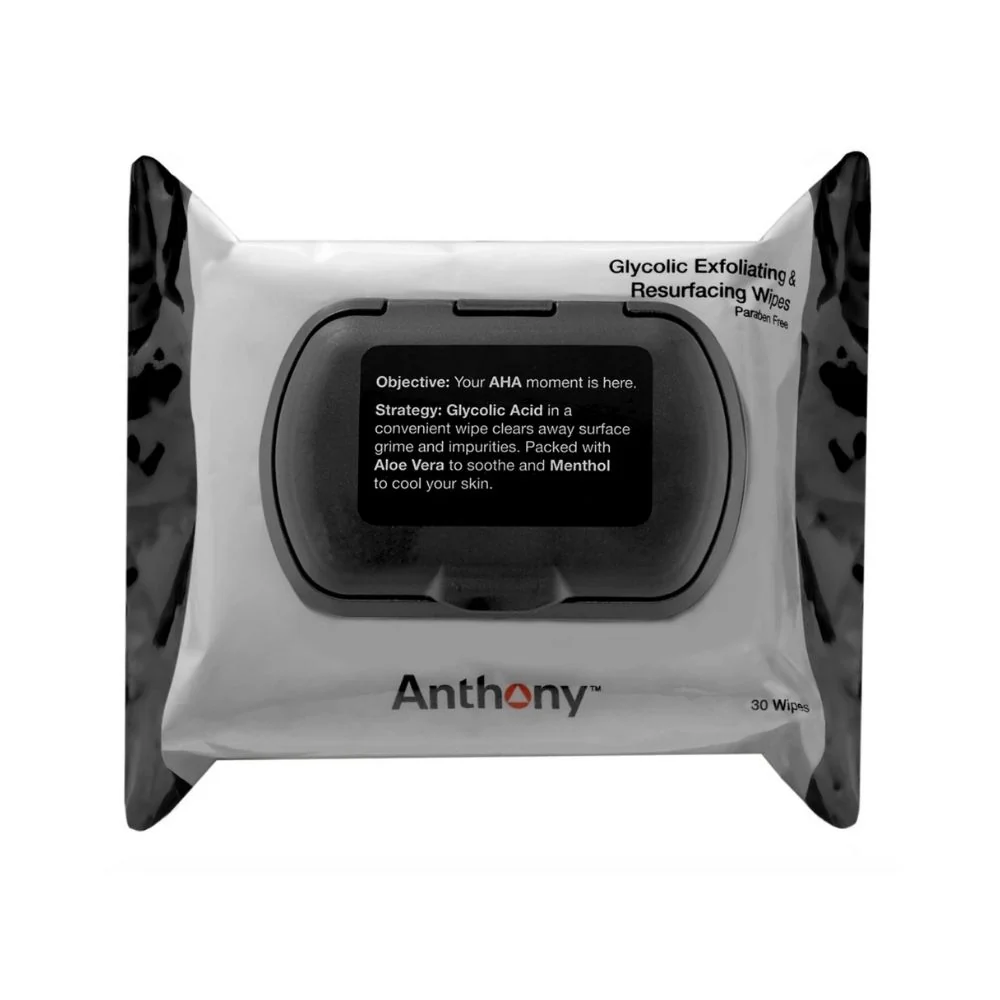 Anthony Glycolic Exfoliating & Resurfacing Wipes