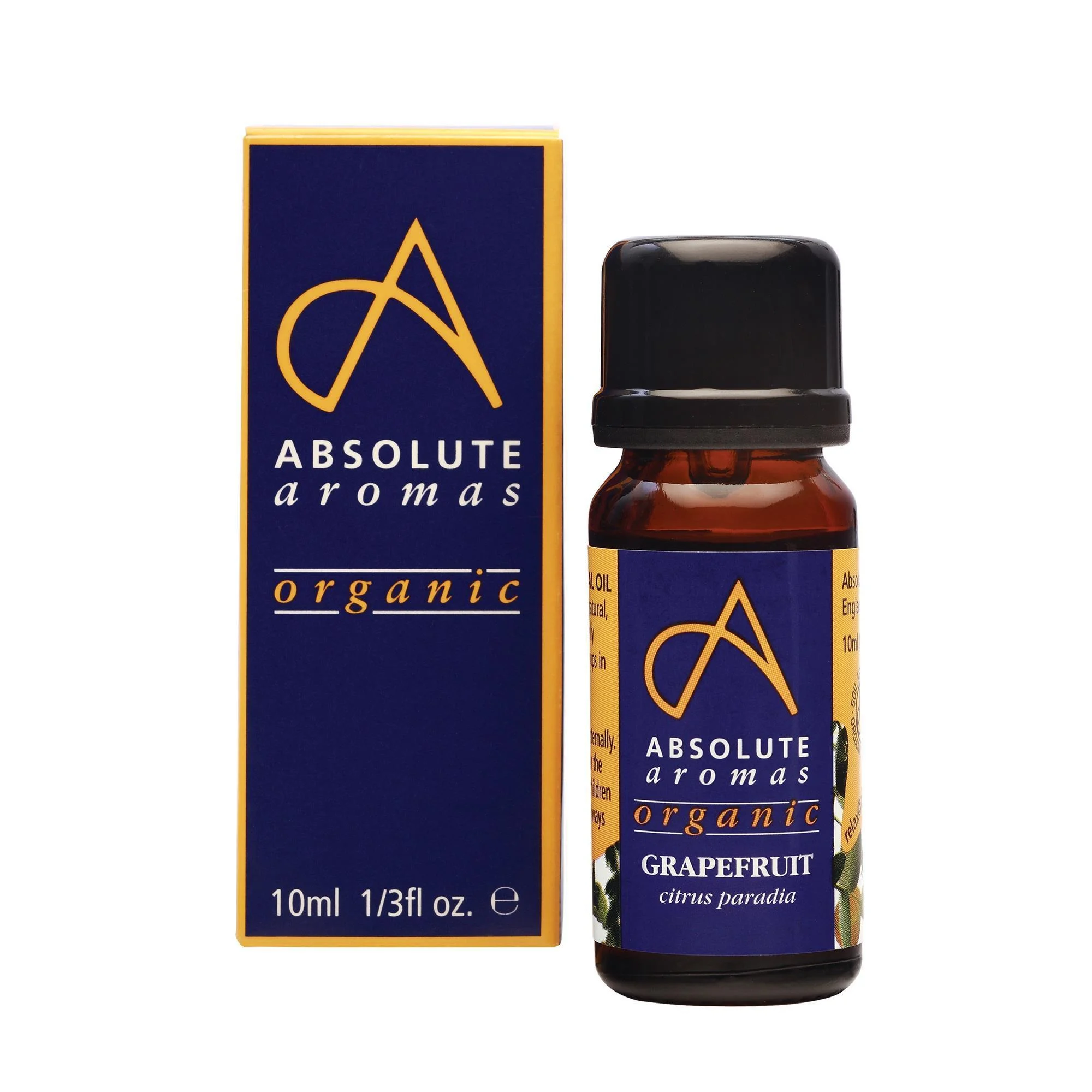 Absolute Aromas Organic Grapefruit Essential Oil, 10mL