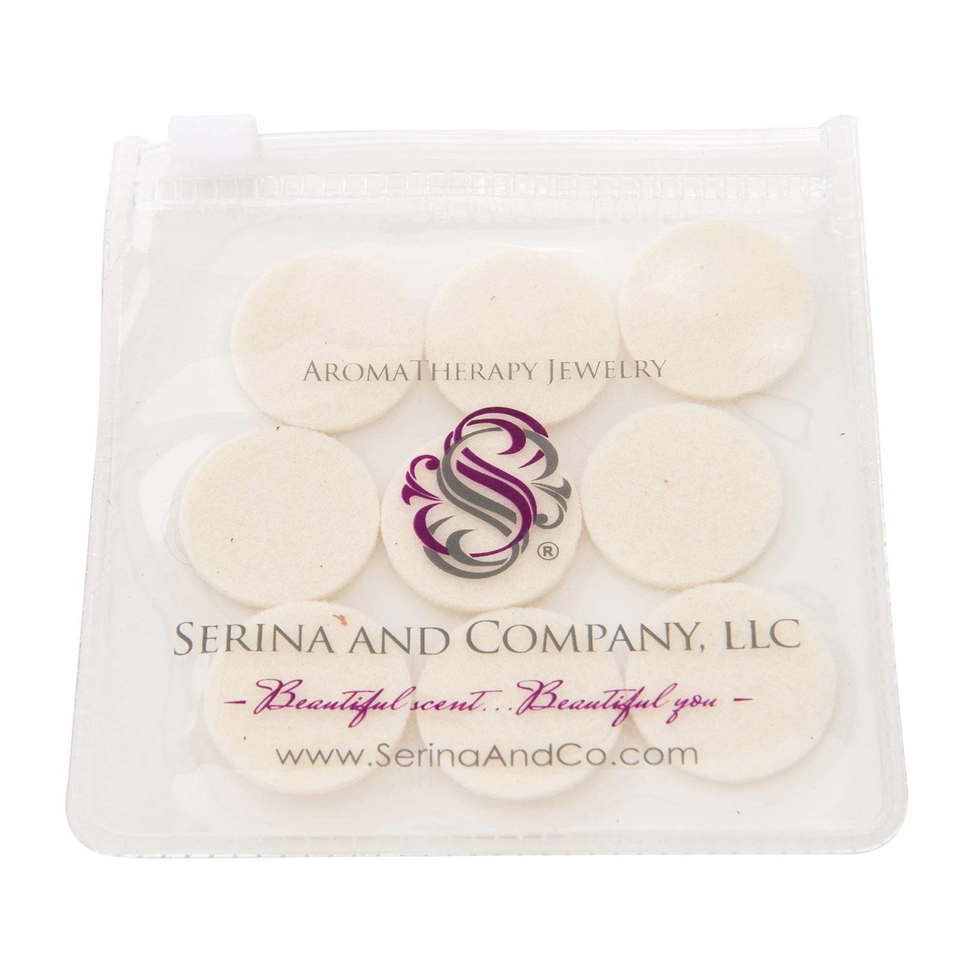 Round Replacement Pads / White