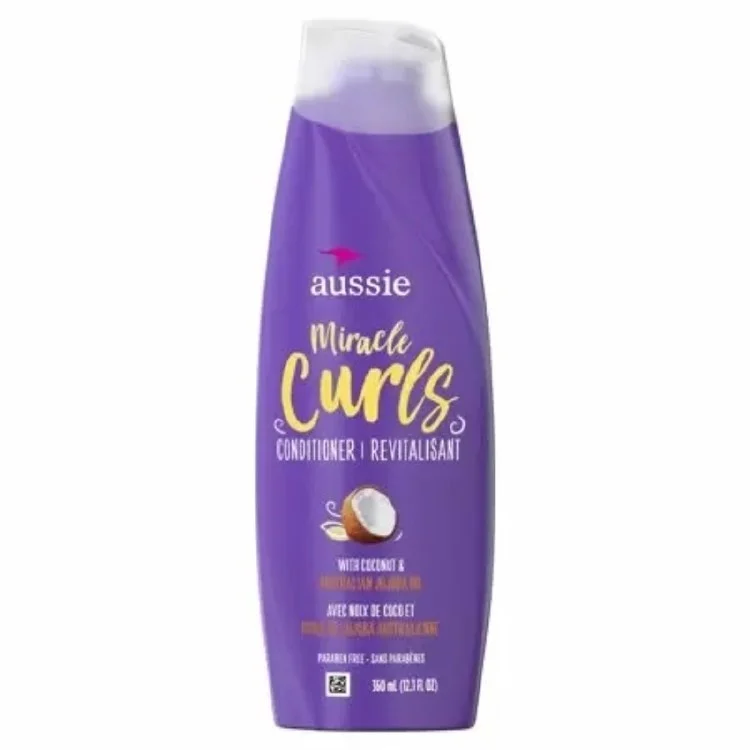 Aussie Miracle Curls with Coconut & Jojoba Oil Conditoner 12oz