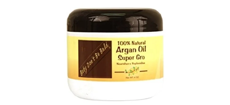 Baby Don't Be Bald 100% Natural Argan Oil Super Gro 4oz