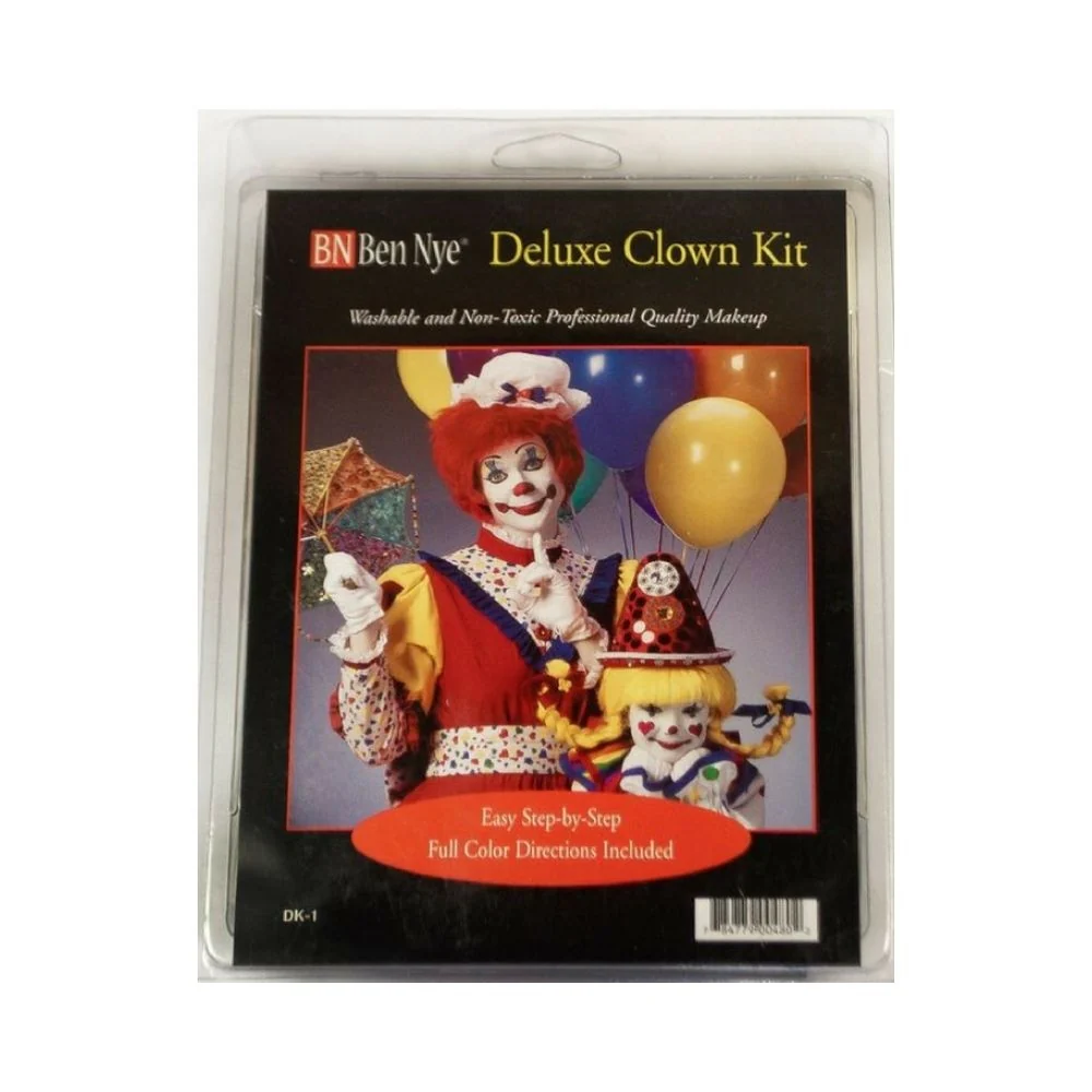 Ben Nye Character Kit Deluxe Clown Kit DK-1