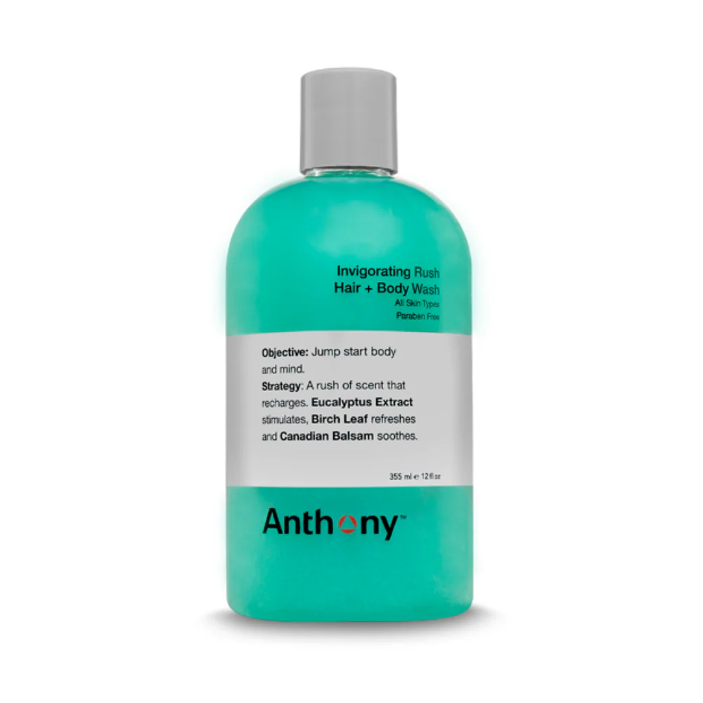Anthony Invigorating Rush Hair + Body Wash