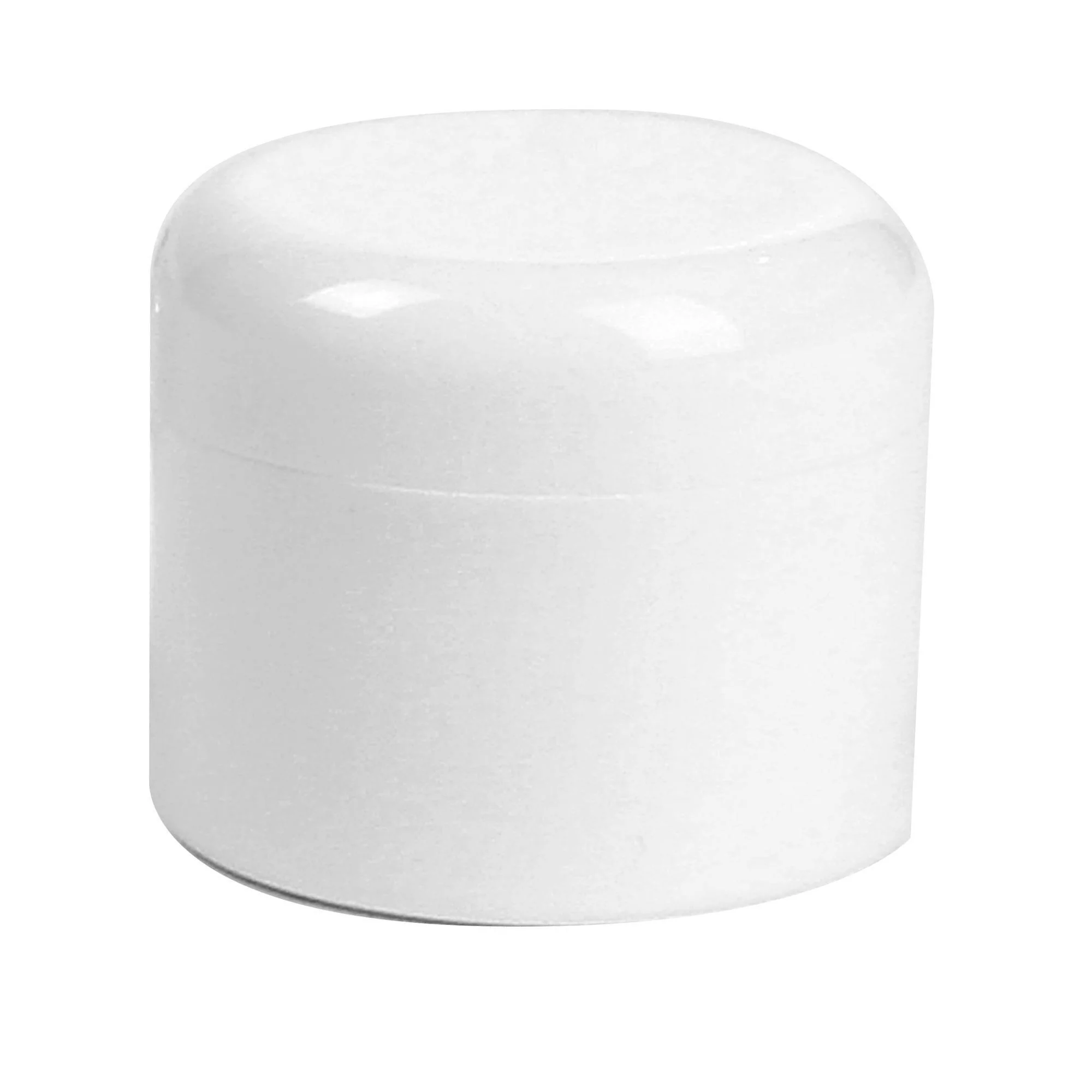 White Round Amenity Jar w/Lid, 0.2 oz, 25 ct
