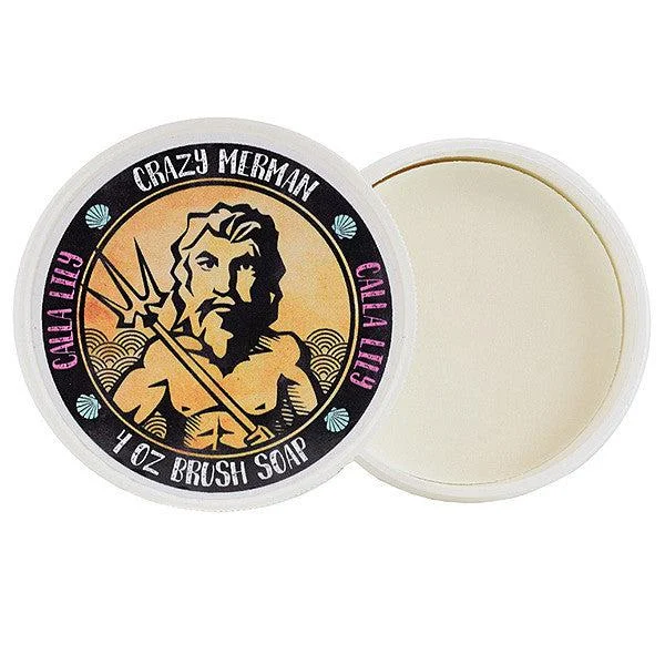 Crazy Merman Makeup Brush Cleaner Soap Calla Lily