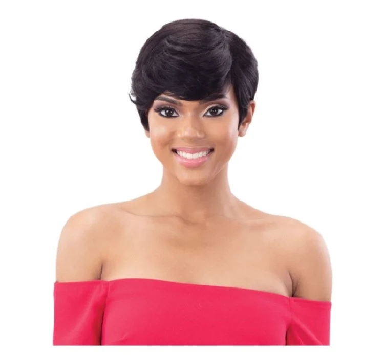 Mayde Beauty Human Hair Wig Carmen - # Natural