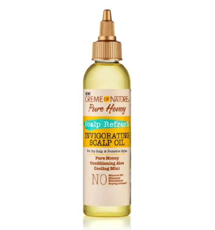 Creme of Nature Pure Honey Scalp Refresh Invigorating Scalp Oil 4oz