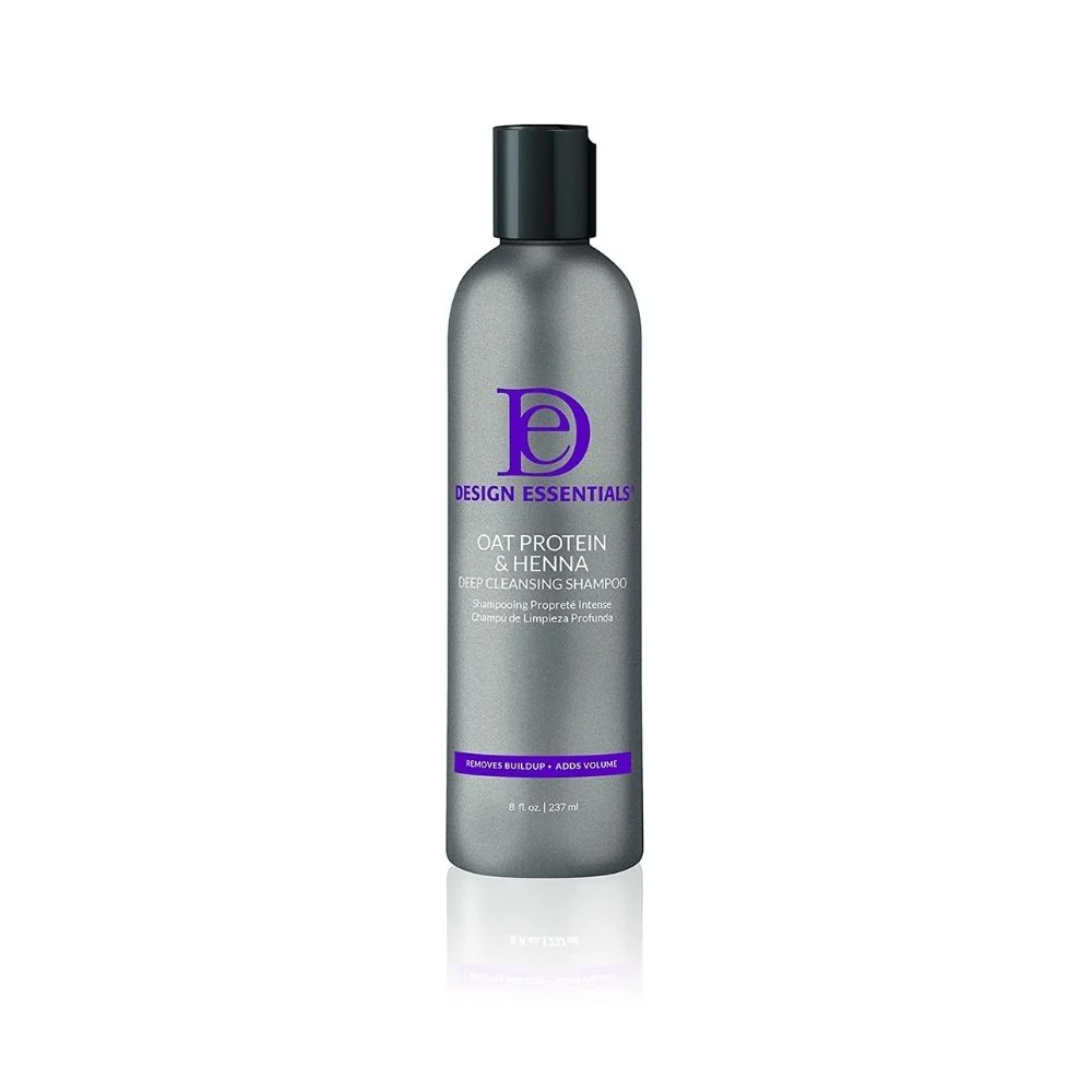 Design Essentials Oat Protein & Henna Deep Cleansing Shampoo 8oz