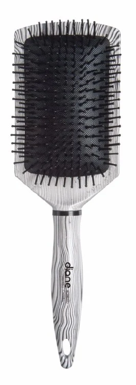 Diane Zebra Style 13 Row Paddle Hair Brush #D9050