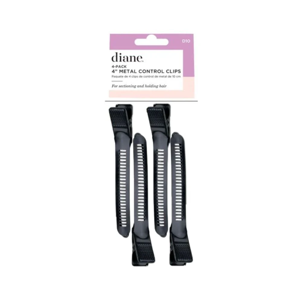 Diane 4" Metal Control Clips 4 Pack