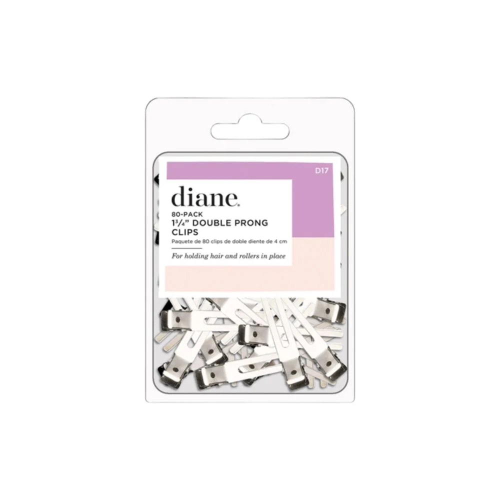 Diane 1 3/4 Inch Double Prong Clips 80pk
