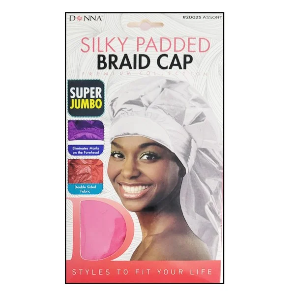 Donna Silky Padded Braid Cap Super Jumbo #20025 - Assorted Color