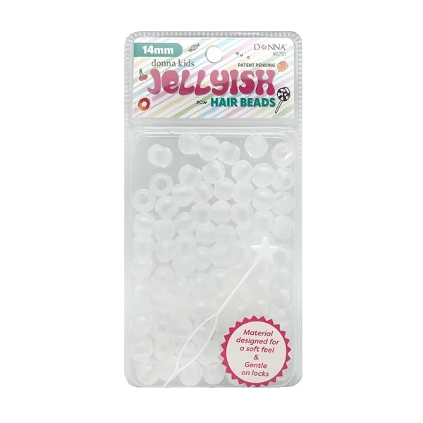 Donna Jellyish Hair Beads #8751 - Clear