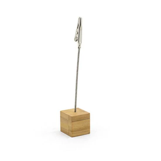 FOH Bamboo Menu Sign Clip, 1", 12 ct
