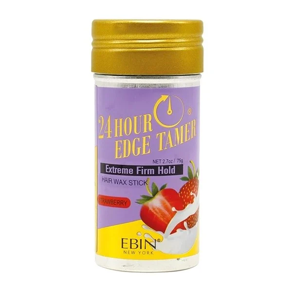 EBIN 24 Hour Edge Tamer Sleek Hair Wax Stick 2.7oz - Strawberry