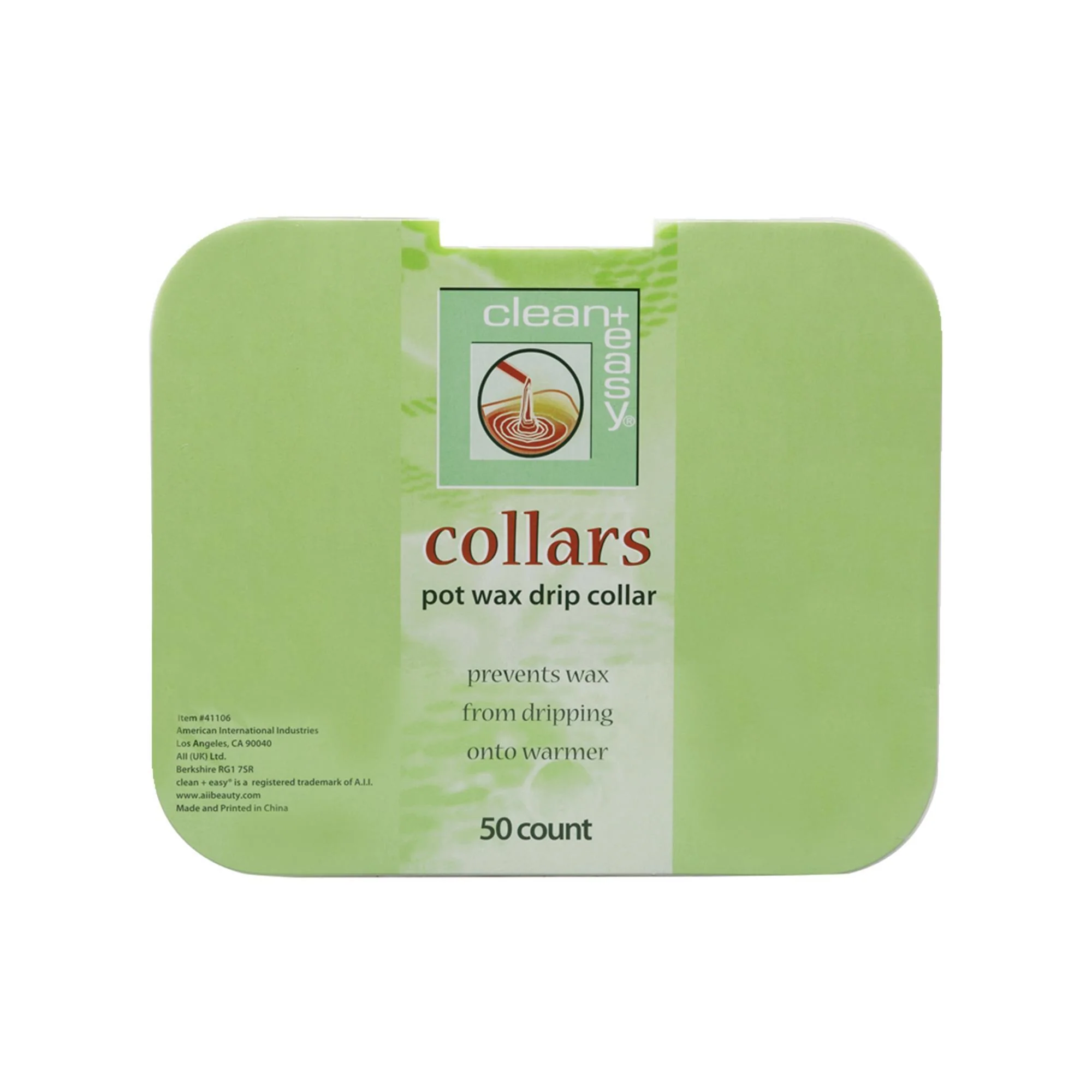 Clean + Easy Collars, Square, 50 pk