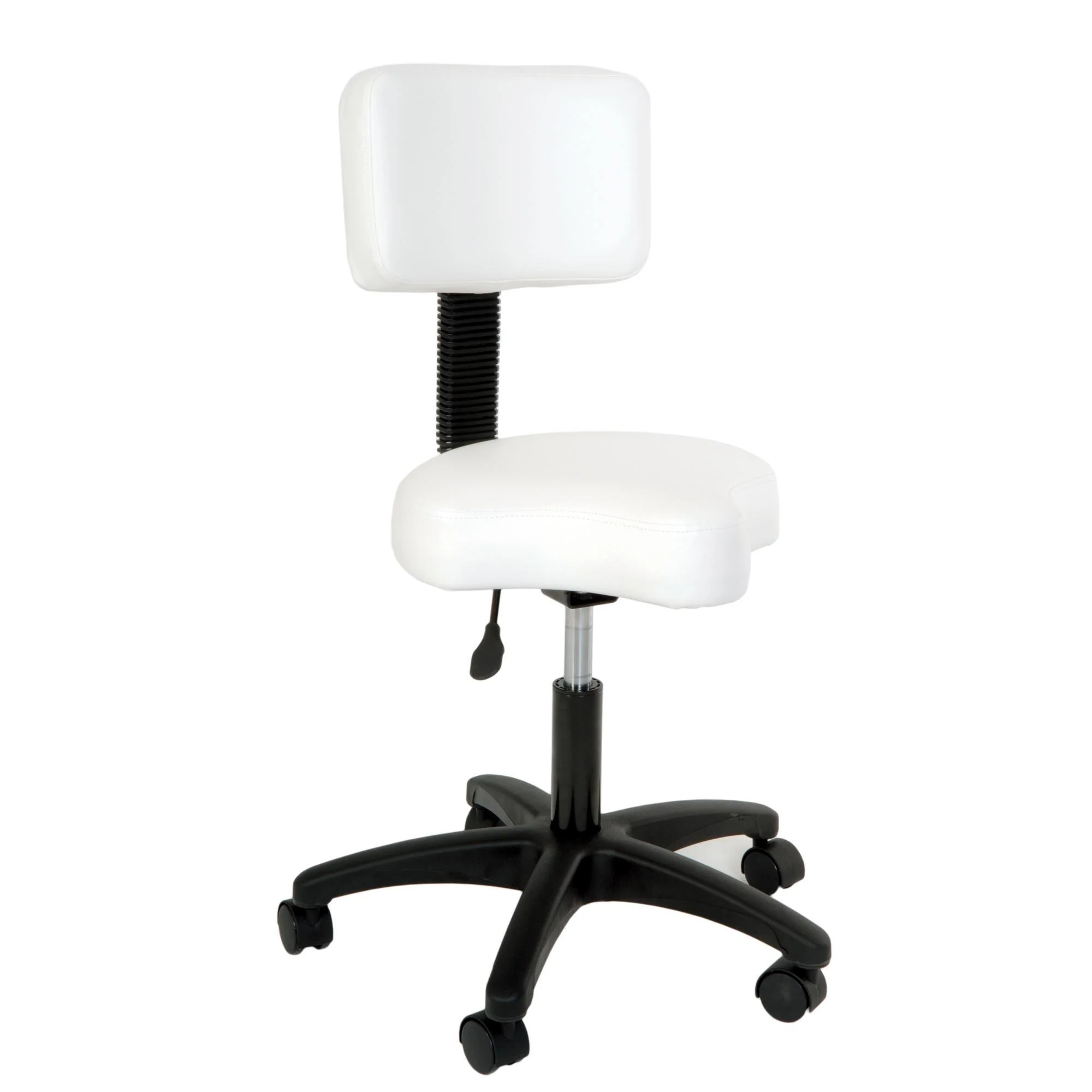 Silhouet-Tone Contoured Stool with Backrest