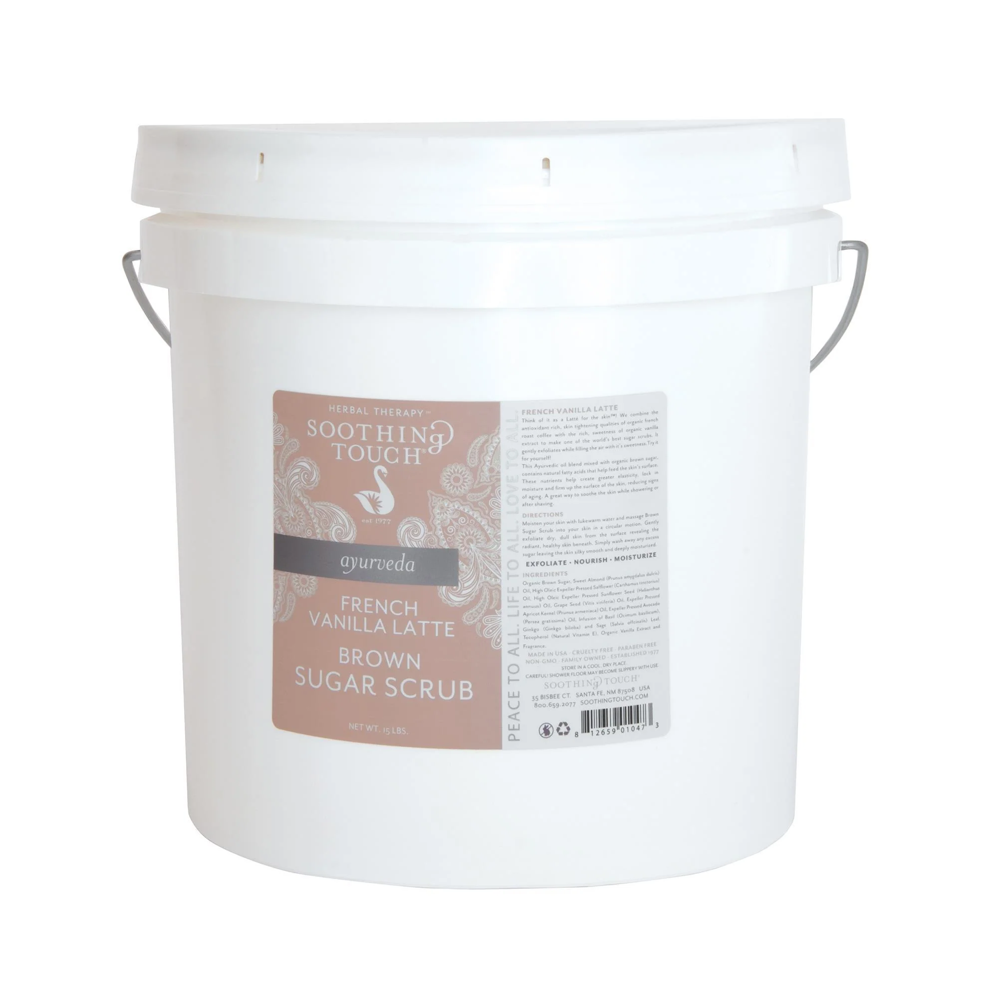 Soothing Touch Brown Sugar Scrub, French Vanilla Latte