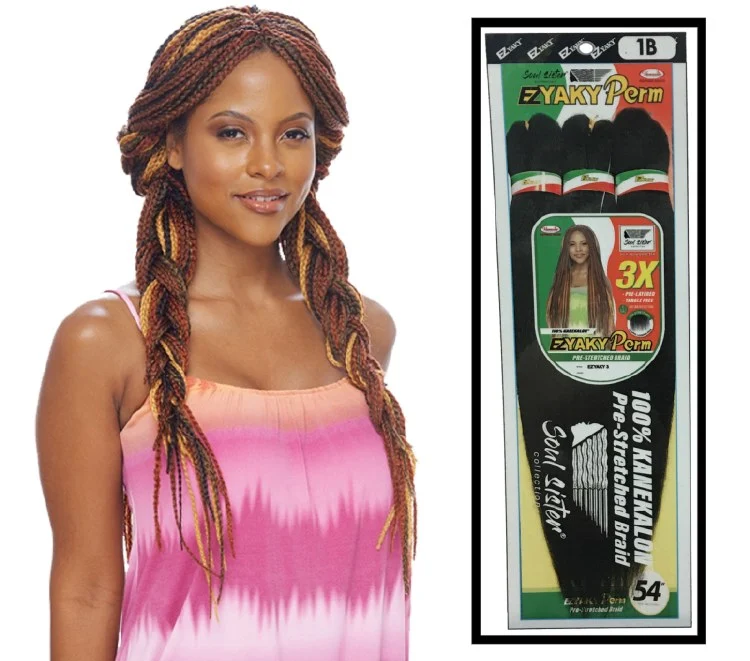 Soul Sister 3x EZ Yaky Perm - Pre-Stretched - 54 Inch - # 1