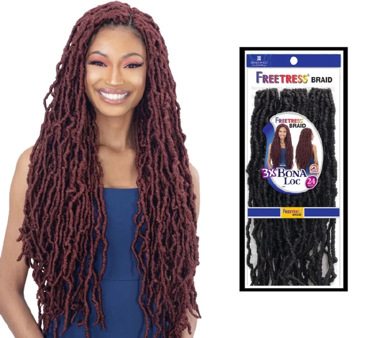 FreeTress Braid 3x Bona Locs 24 Inch - # 2
